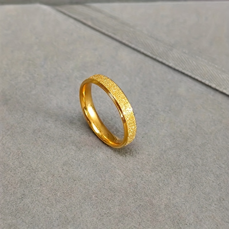 4mm Frosted Wedding Ring